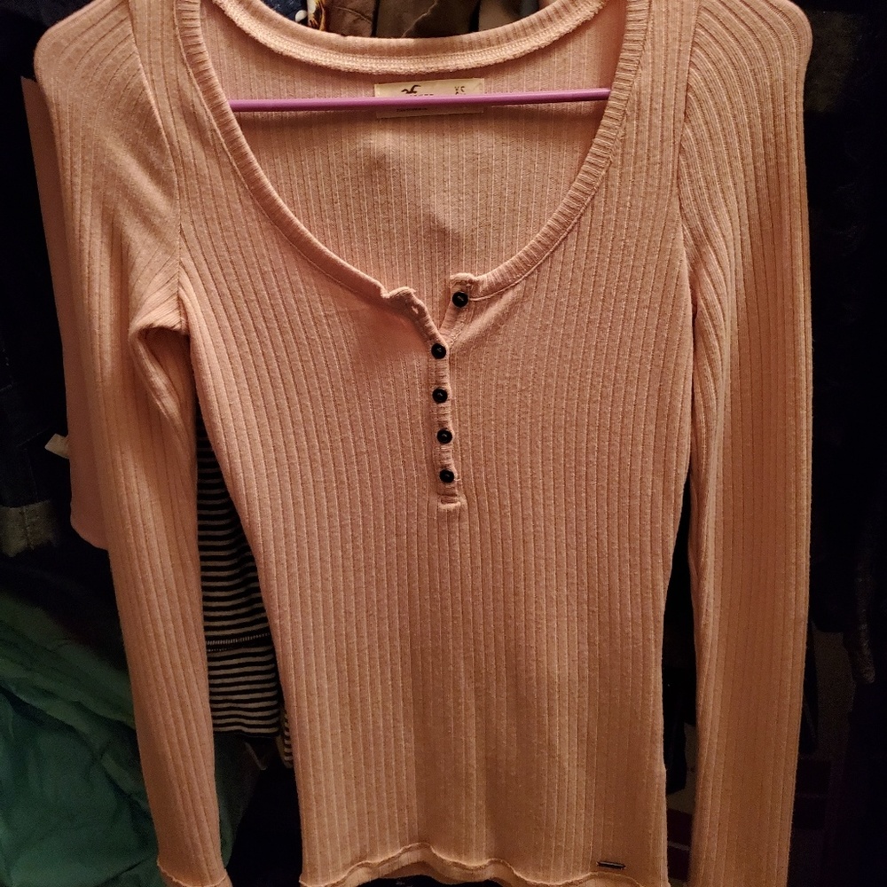 Hollister ribbed long sleeve